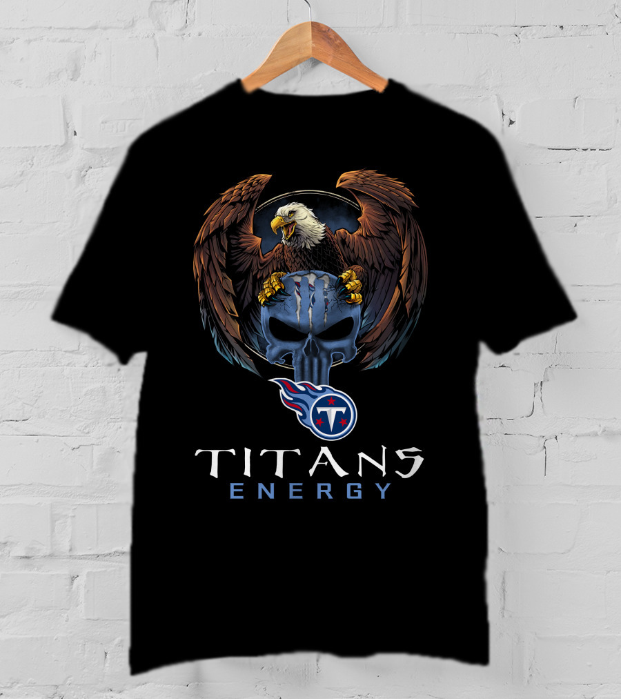 Titans Energy Tennessee Titans Eagle Skull T-Shirt