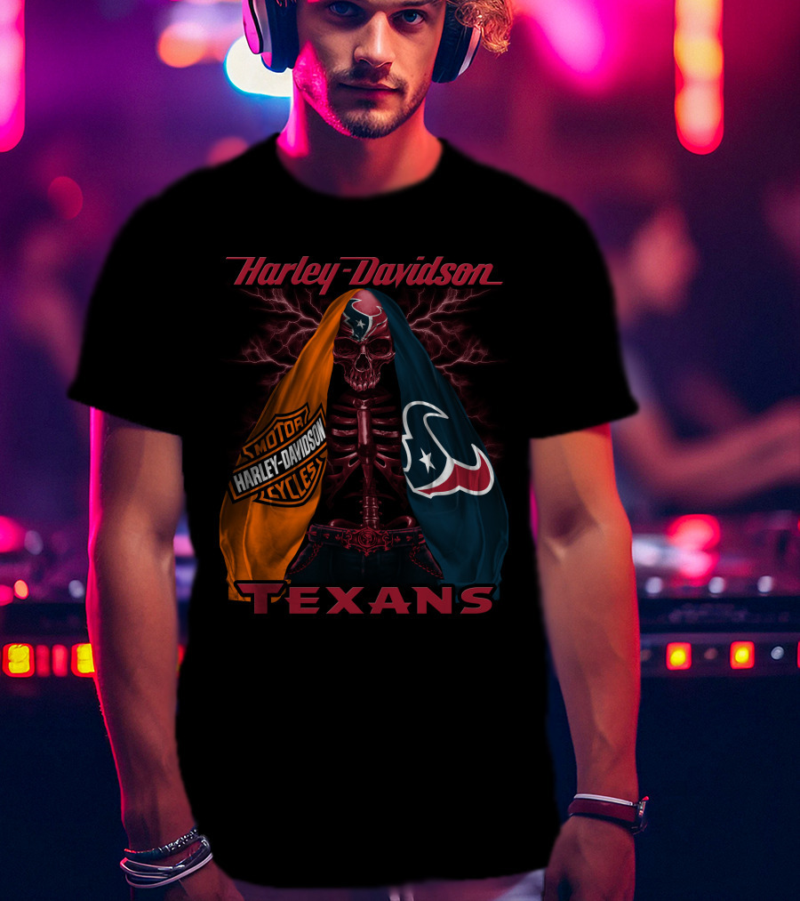 Harley Davidson Houston Texans T-Shirt