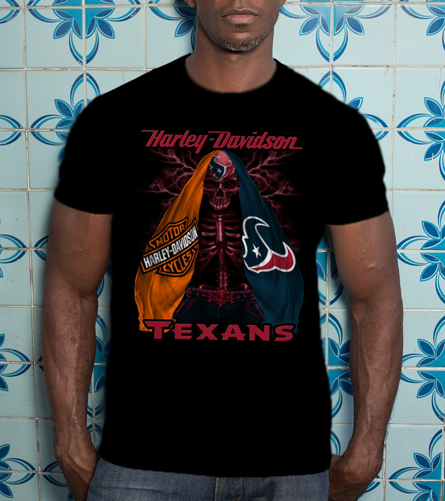 Harley Davidson Houston Texans T-Shirt