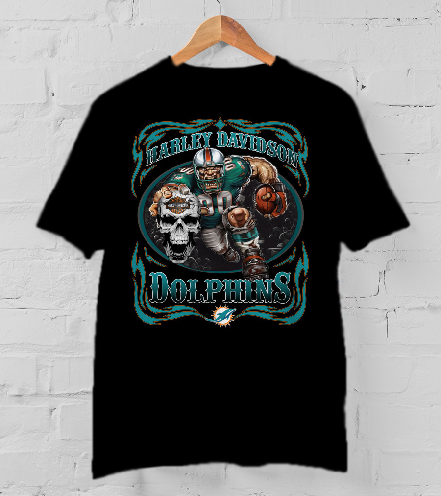 Harley Davidson Dolphins T-Shirt