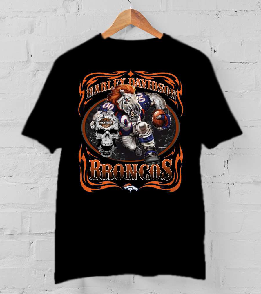 Harley Davidson Denver Broncos T-Shirt