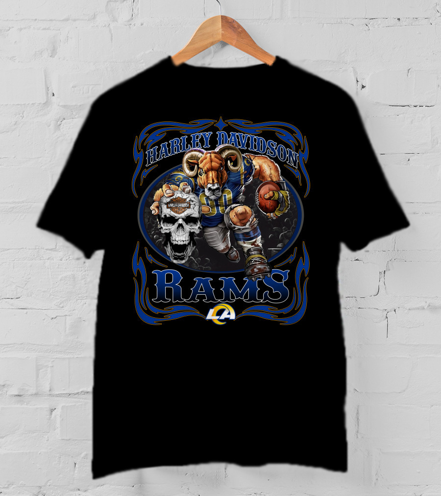 Harley Davidson Los Angeles Rams T-Shirt