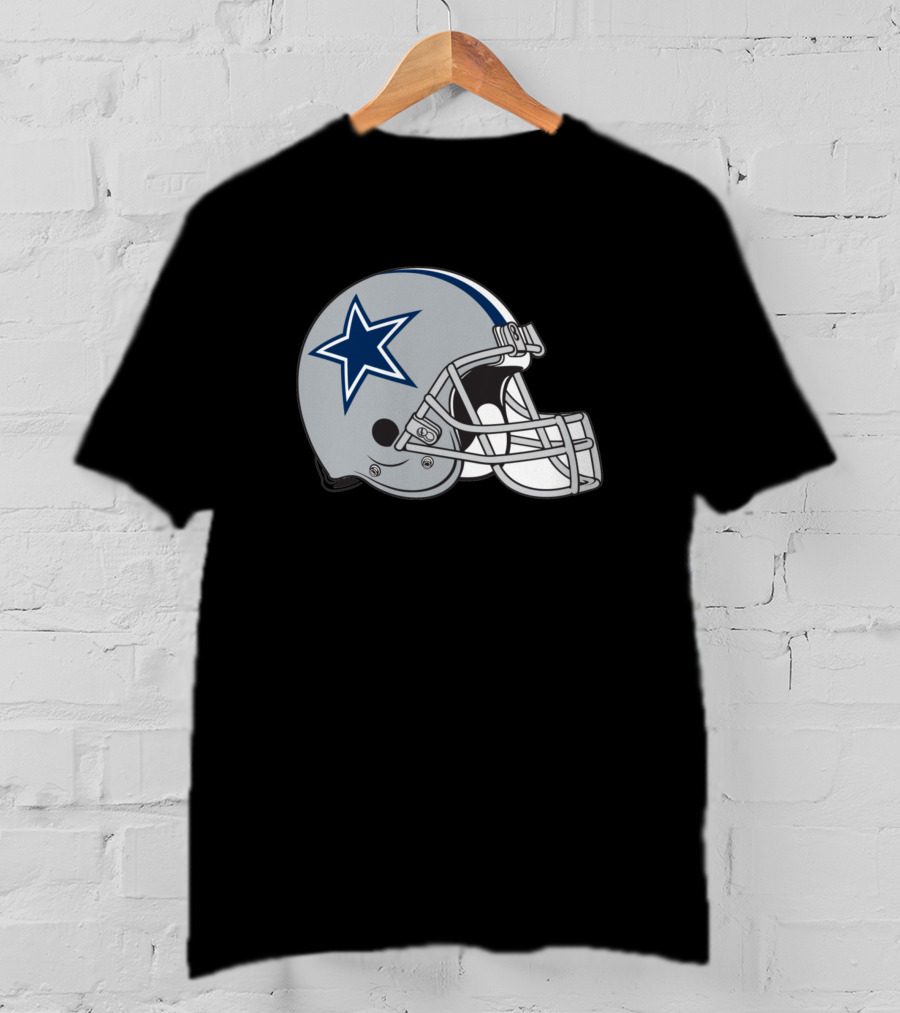 Dallas Cowboys Helmet Star T-Shirt