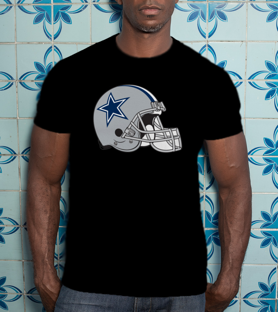 Dallas Cowboys Helmet Star T-Shirt