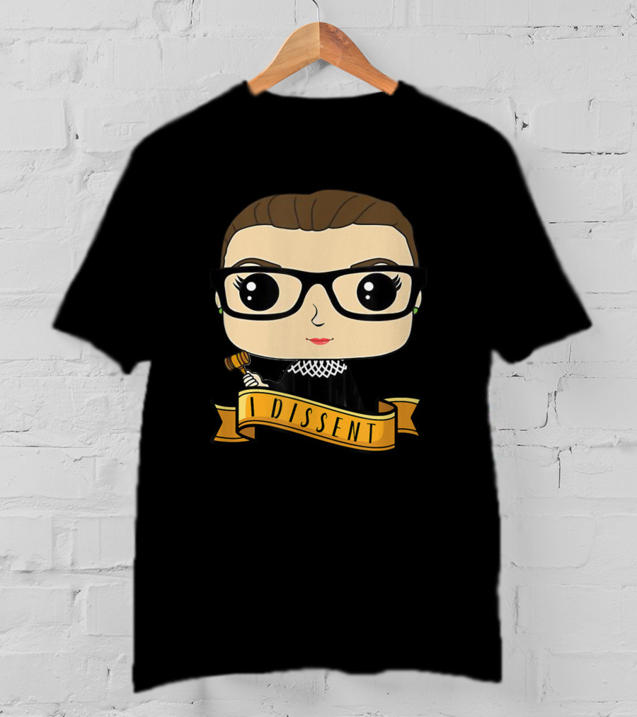 Cute RBG Ruth Bader Ginsburg I Dissent Pop Culture T-Shirt
