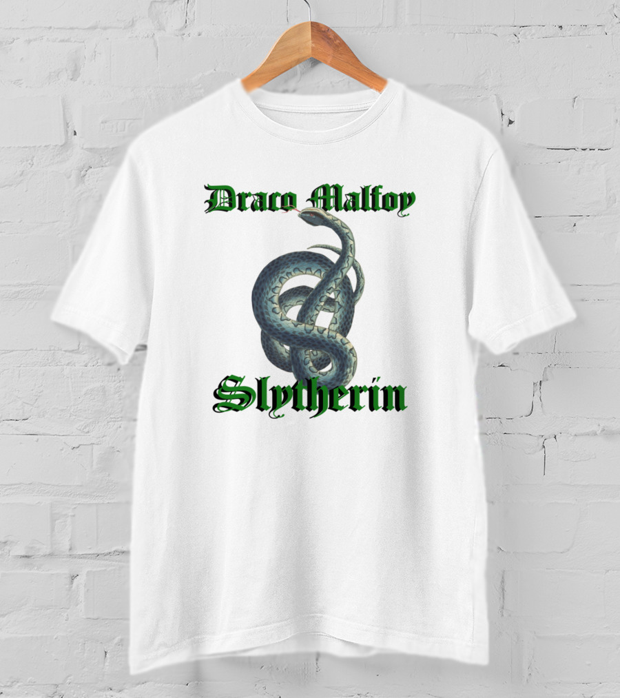 Draco Malfoy Slytherin Snake T-Shirt