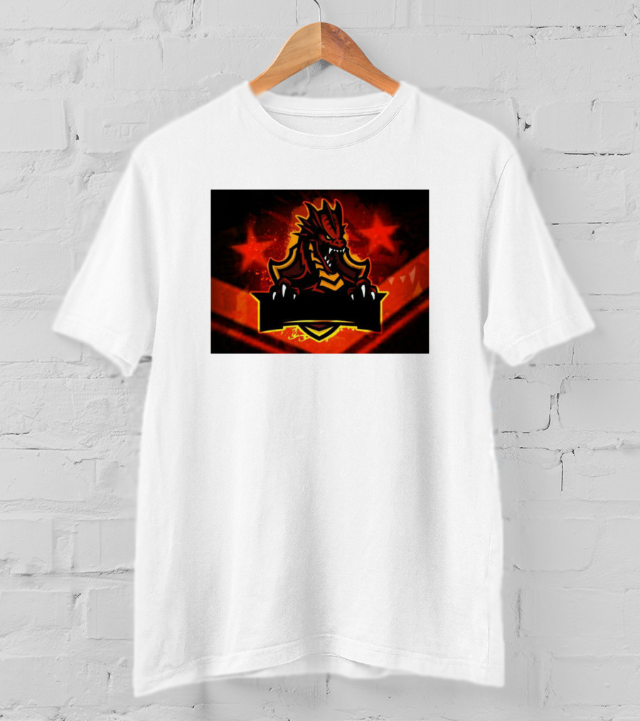 Draco6kin1 Fiery Dragon Emblem T-Shirt