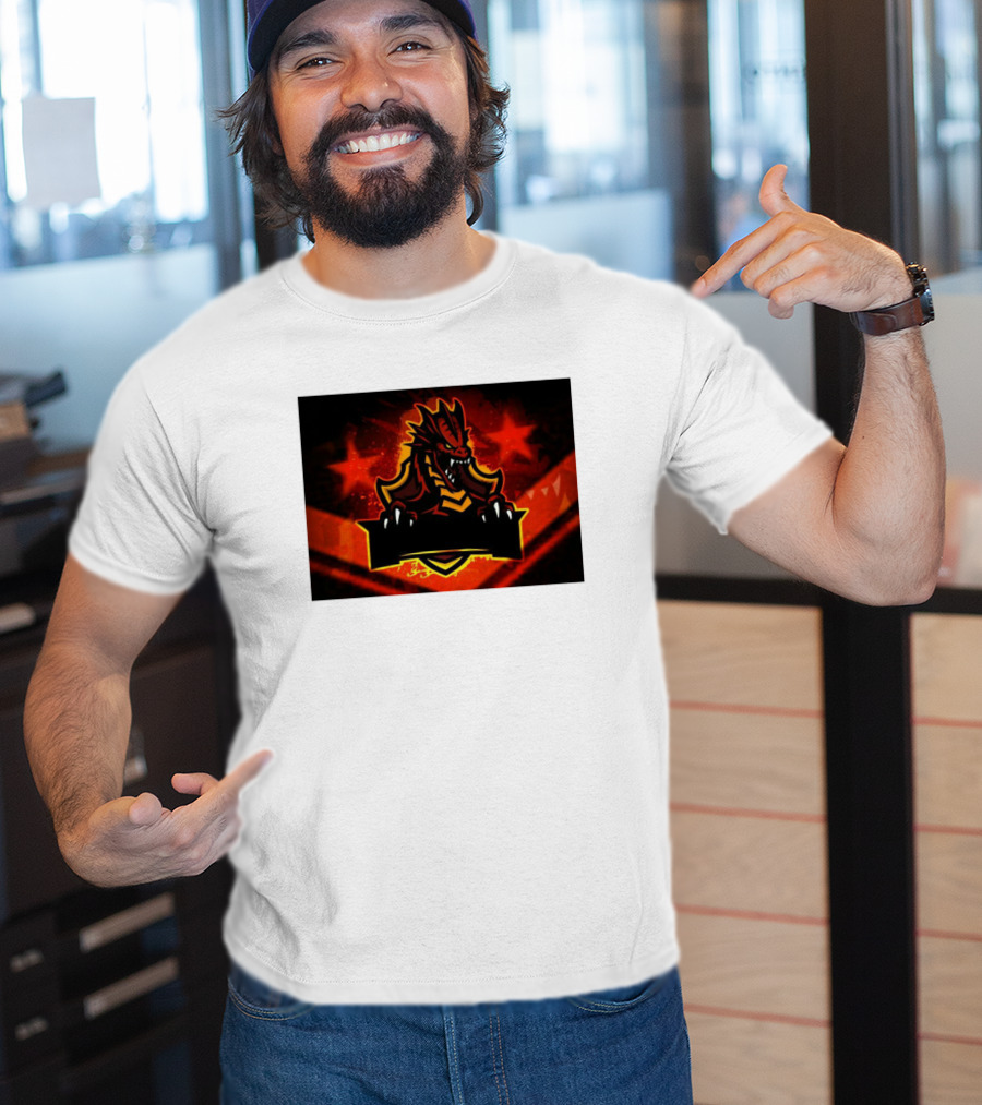 Draco6kin1 Fiery Dragon Emblem T-Shirt