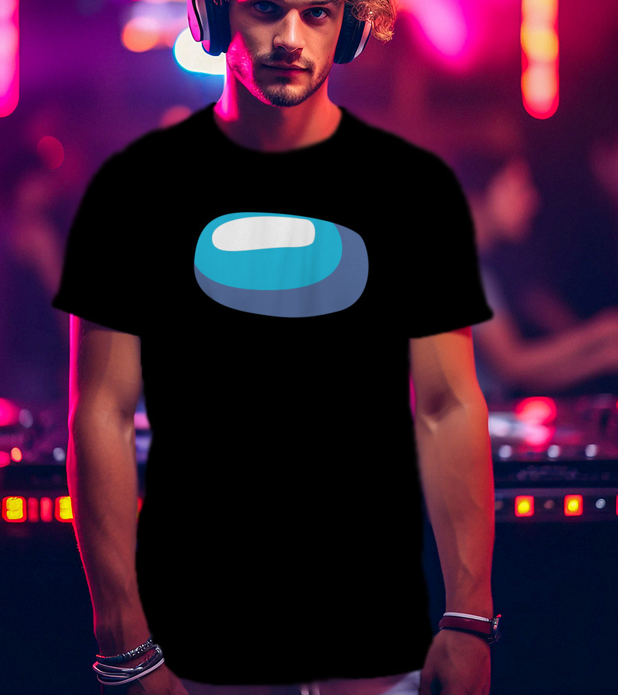 Among Us Crewmate Icon Large Visor T-Shirt