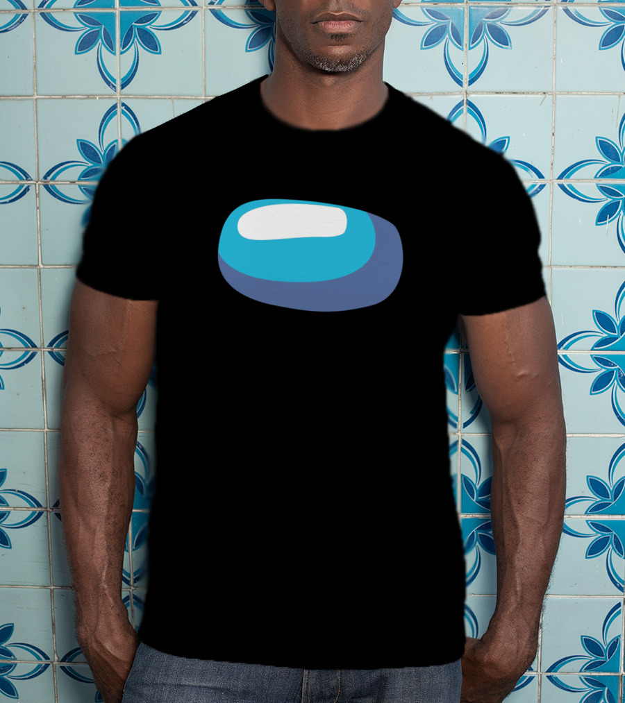Among Us Crewmate Icon Large Visor T-Shirt