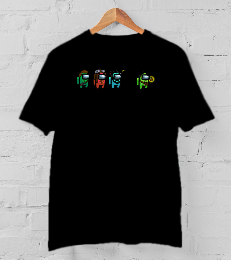 Among Us Call Of Duty Zombies Crewmates Gaming Crossover T-Shirt