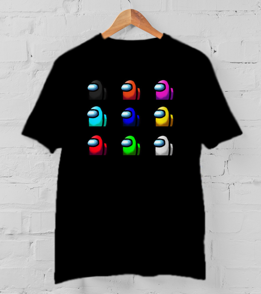 Among Us Crewmate Characters Multicolor Collection T-Shirt
