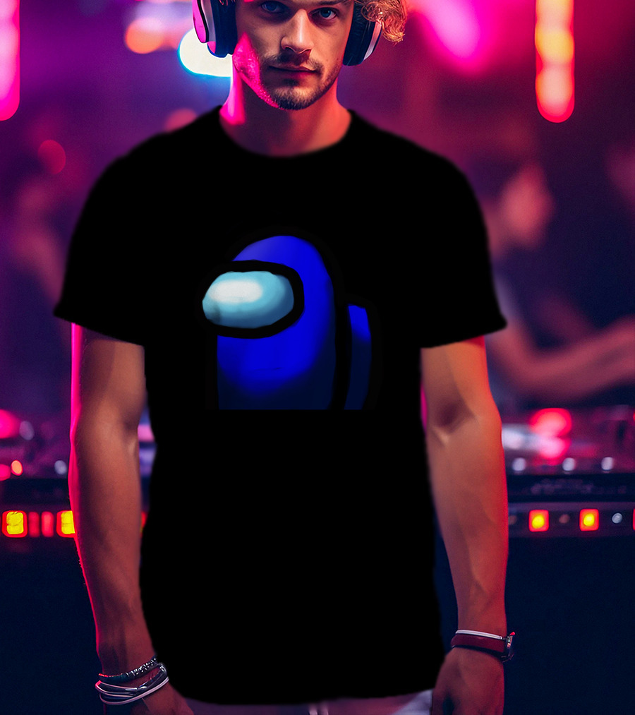 Among Us Crewmate Blue Character T-Shirt