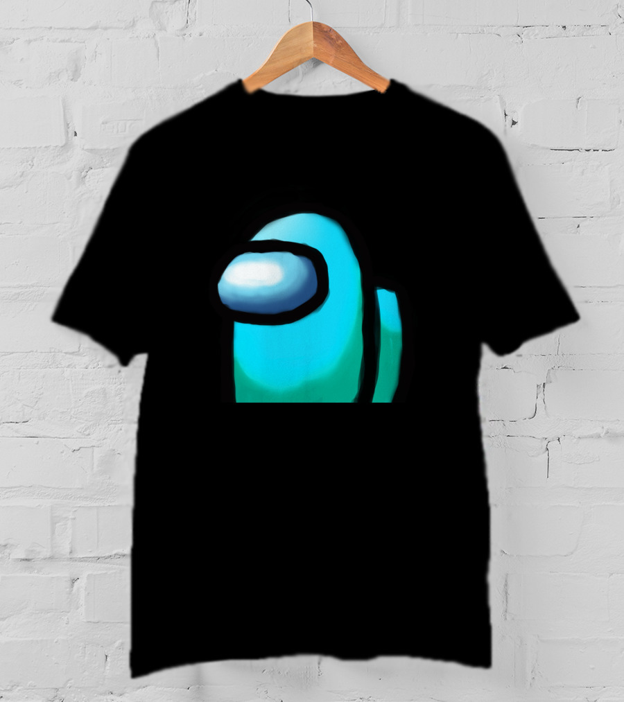 Among Us Crewmate Cyan Character T-Shirt