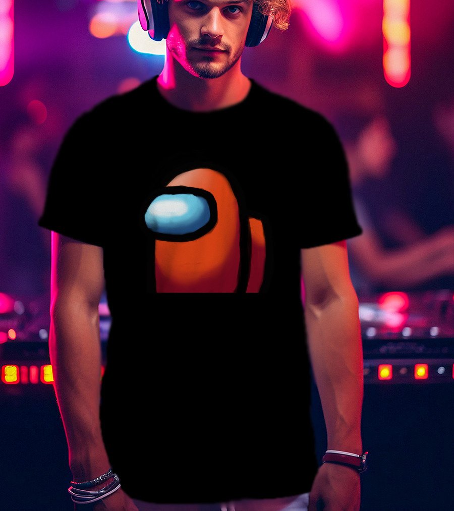 Among Us Crewmate Orange Character T-Shirt