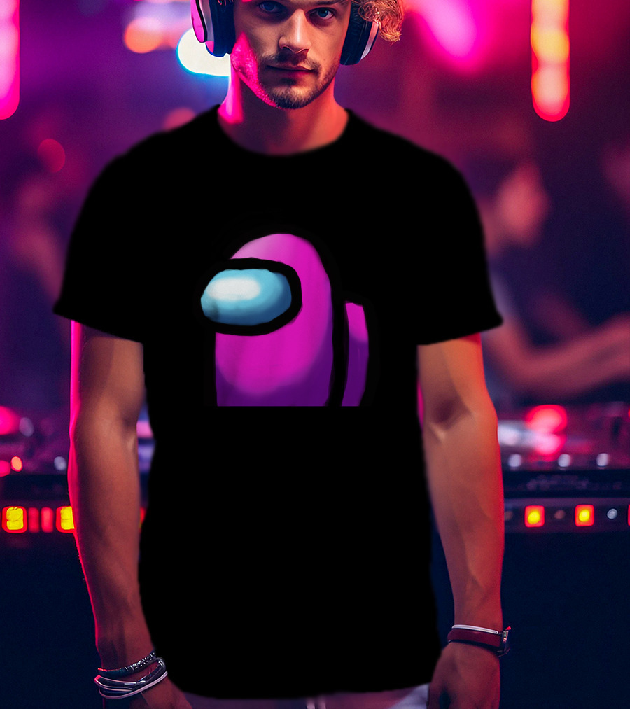 Among Us Pink Crewmate Character T-Shirt