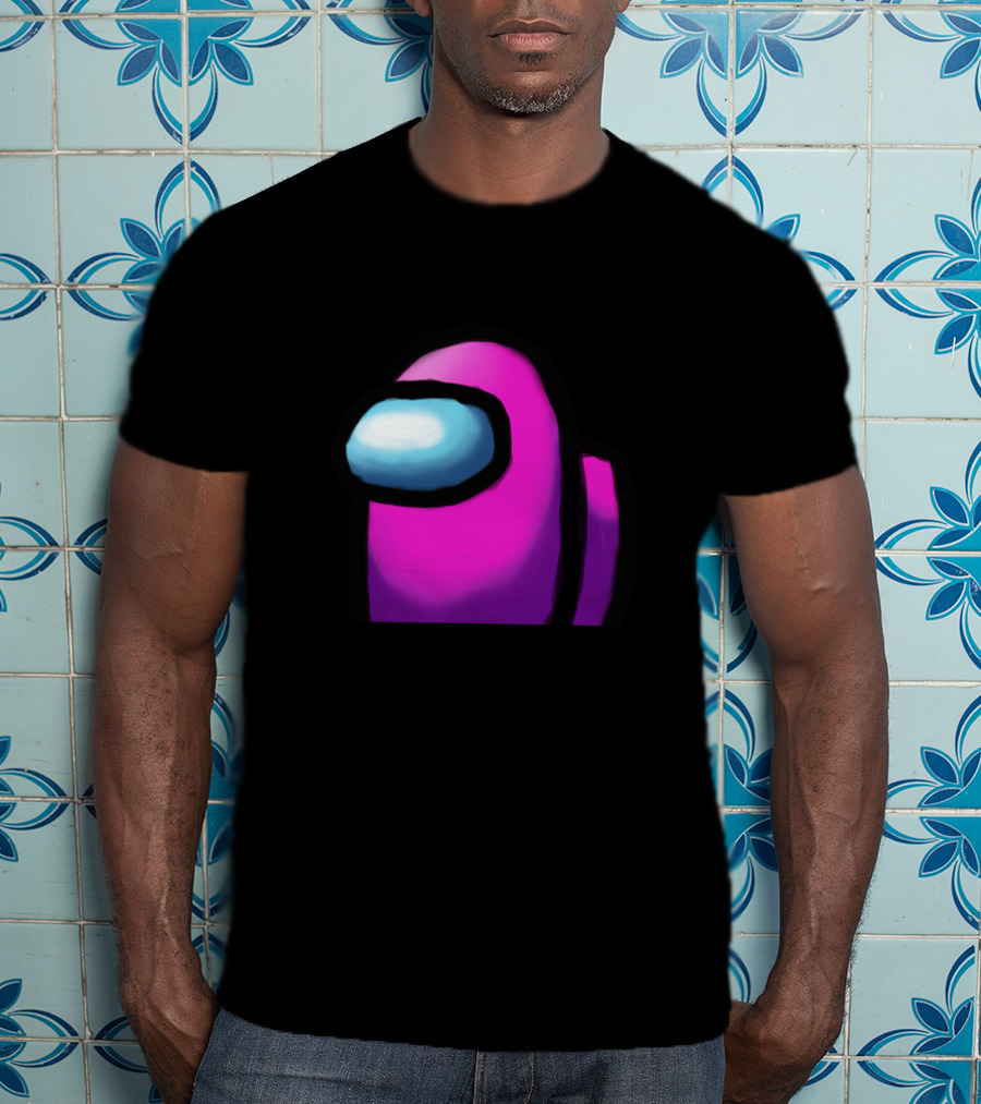 Among Us Pink Crewmate Character T-Shirt