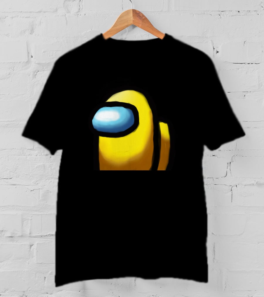 Among Us Yellow Crewmate Character T-Shirt