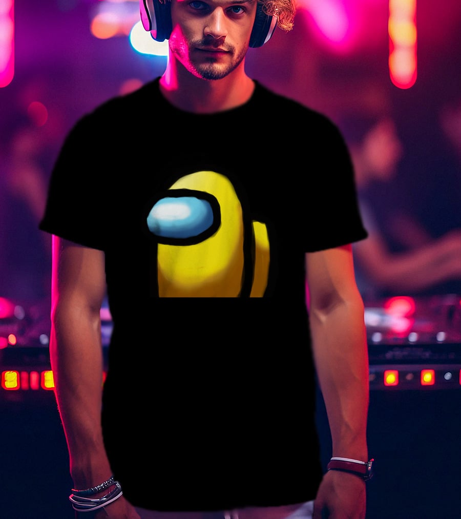 Among Us Yellow Crewmate Character T-Shirt