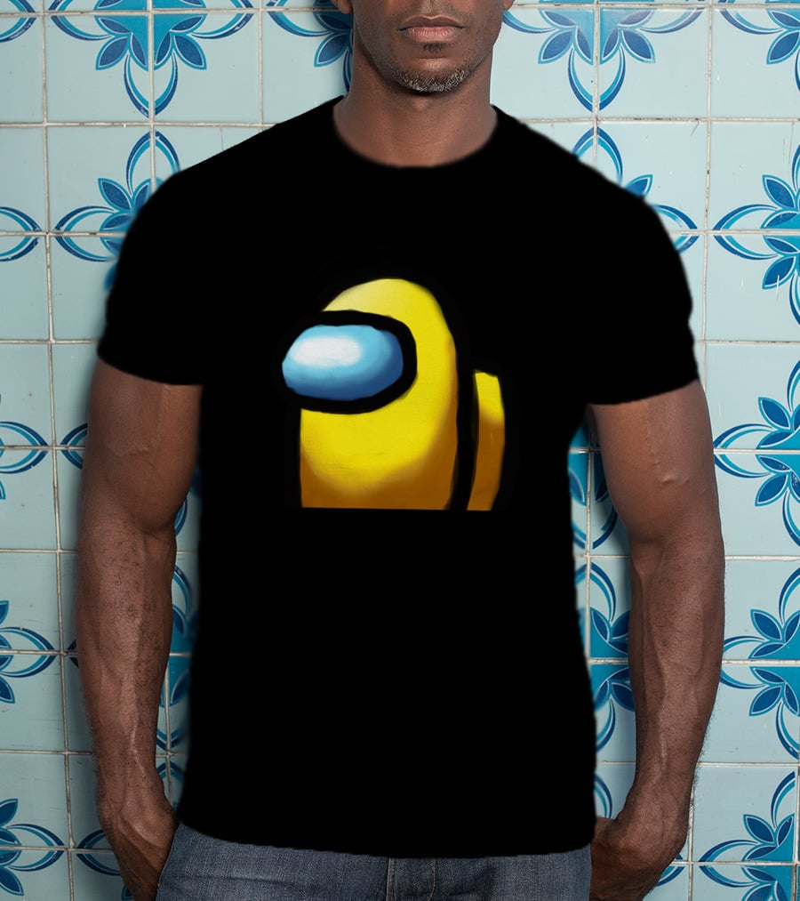 Among Us Yellow Crewmate Character T-Shirt