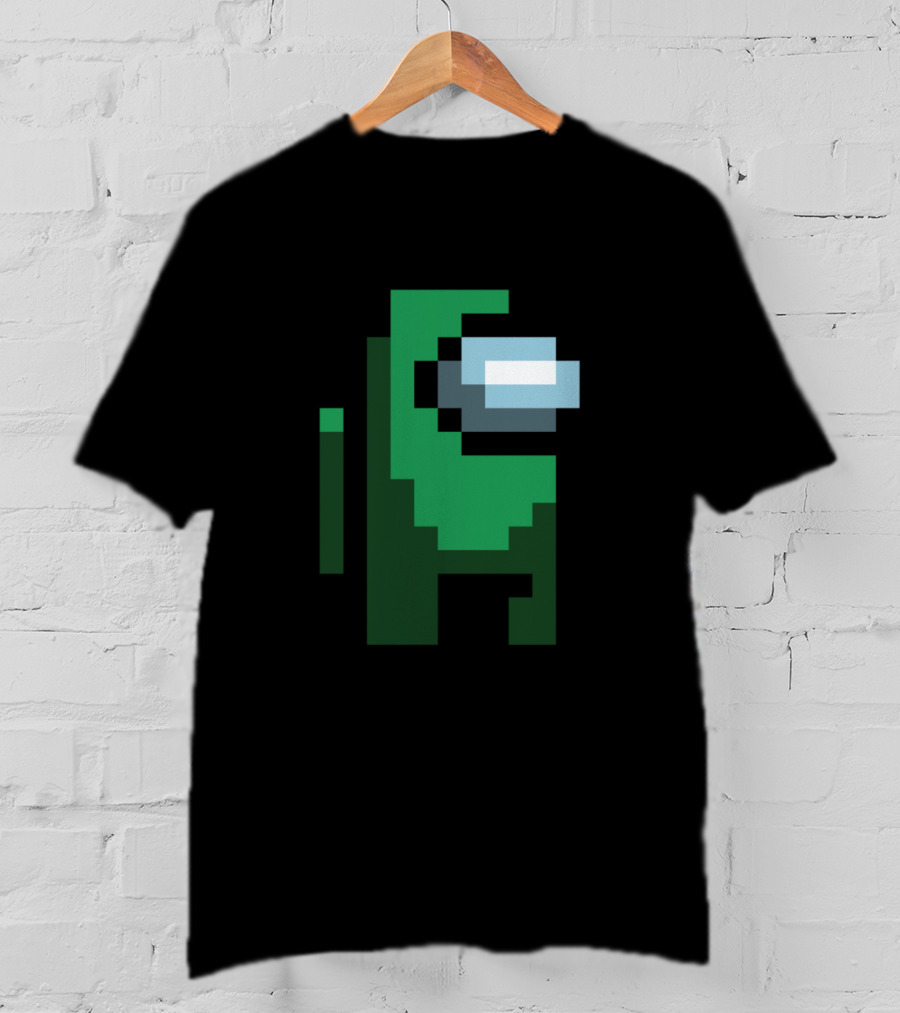Among Us Fortegreen Crewmate Pixel T-Shirt