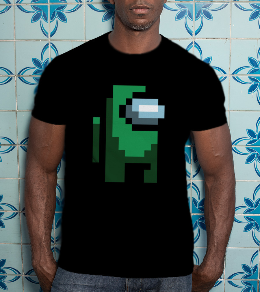 Among Us Fortegreen Crewmate Pixel T-Shirt