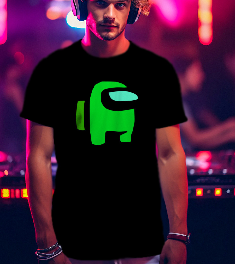 Among Us Crewmate Character Green T-Shirt