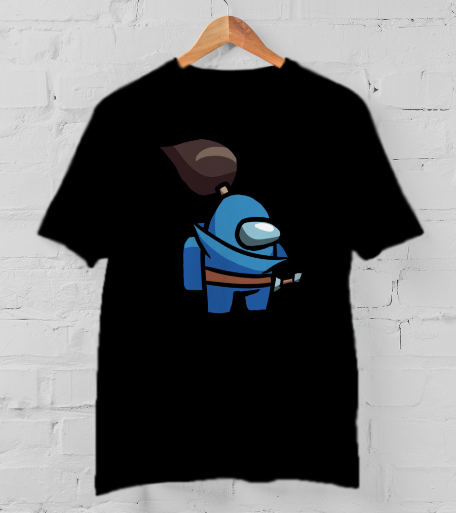 Among Us Yasuo Crossover Character Gaming Mashup T-Shirt