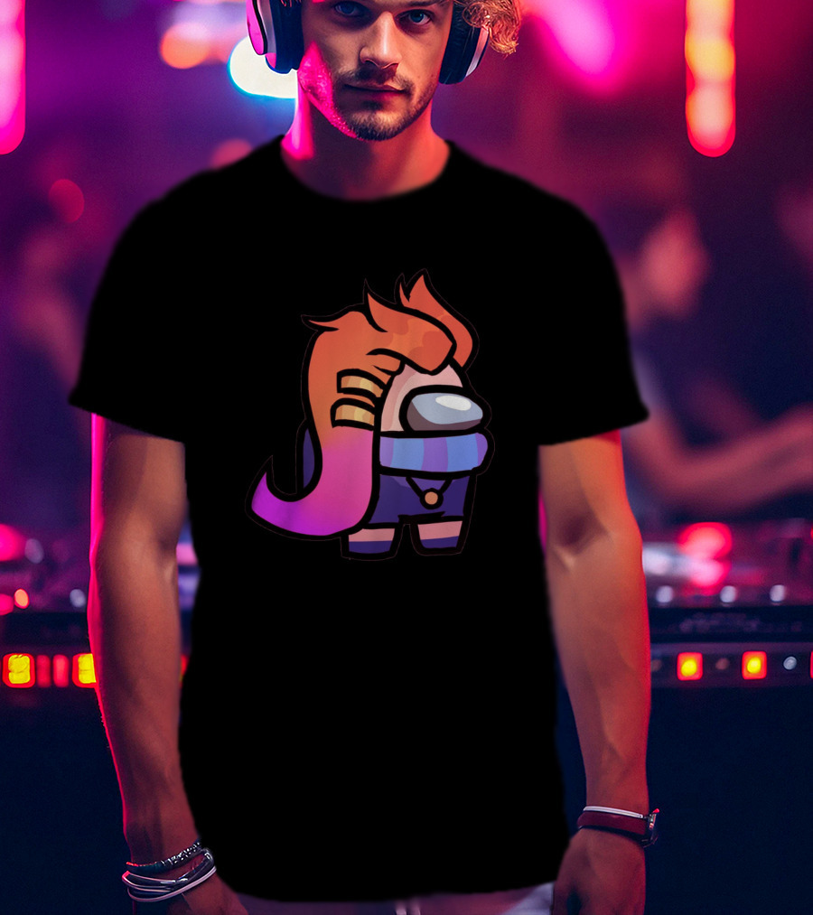 Among Us Character With Zoe Hairstyle From League Of Legends T-Shirt