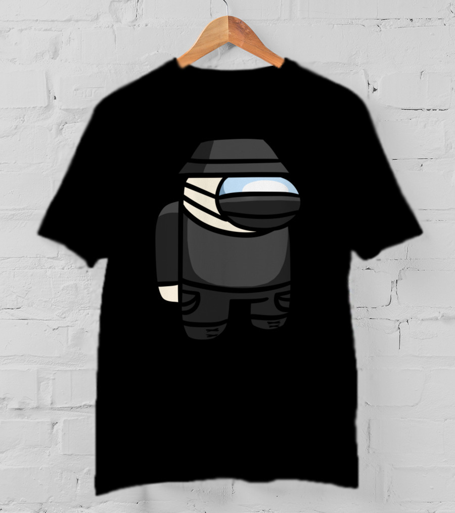 Bts Jungkook Among Us Skin Black Bucket Hat Masked Crewmate T-Shirt