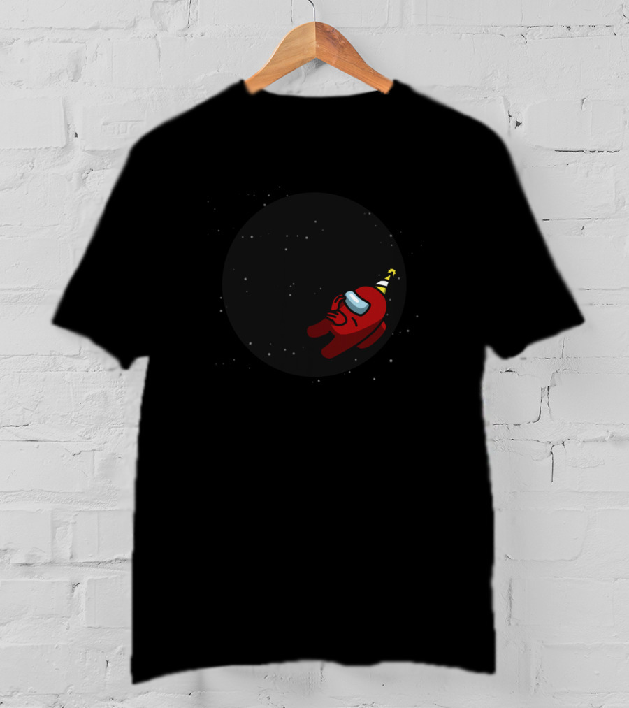 Twinkle-Twinkle Little LOL Crewmates Party Hat Space T-Shirt