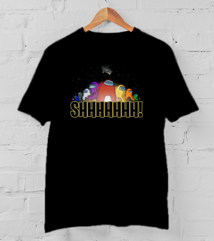 SHHHHHHH Impostor And Crewmate Among Us T-Shirt