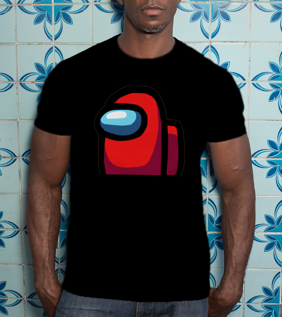 Among Us Impostor Crewmate Red Character T-Shirt
