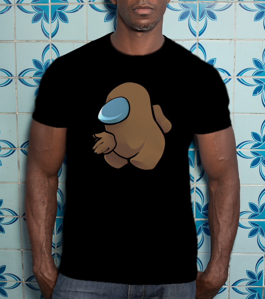 Sus Brown Crewmate Character T-Shirt