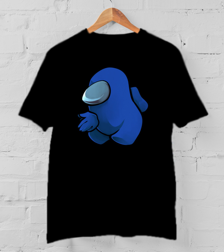 Sus Dark Blue Among Us Crewmate T-Shirt
