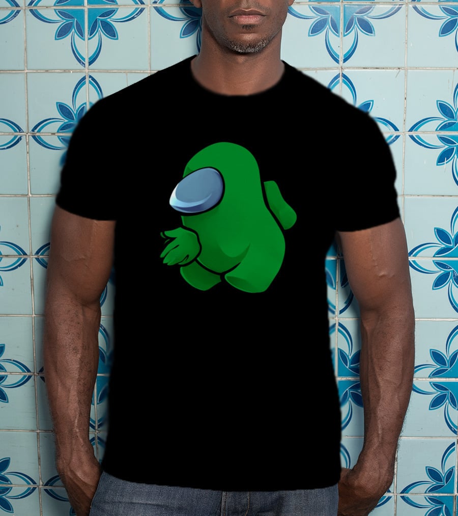 Sus Among Us Crewmate Dark Green T-Shirt