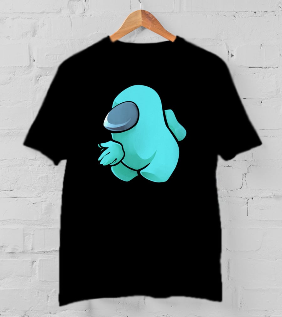 Sus Light Blue Crewmate Character T-Shirt