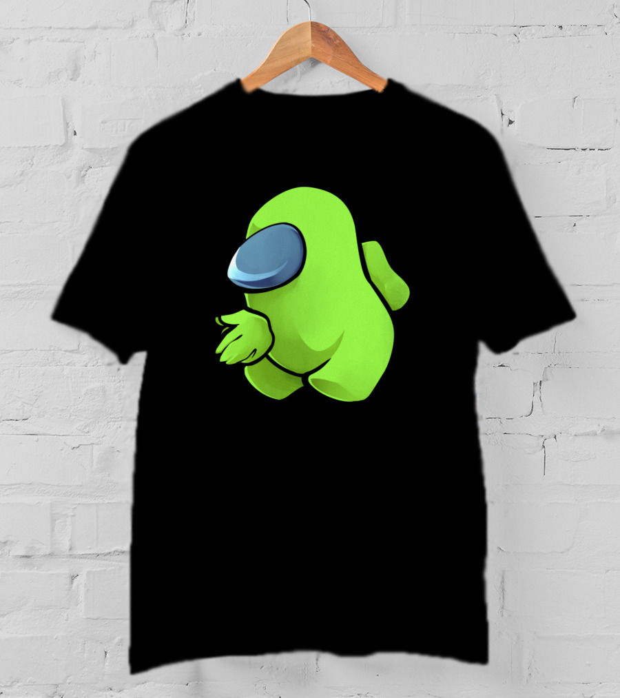 Sus Light Green Crewmate Character T-Shirt