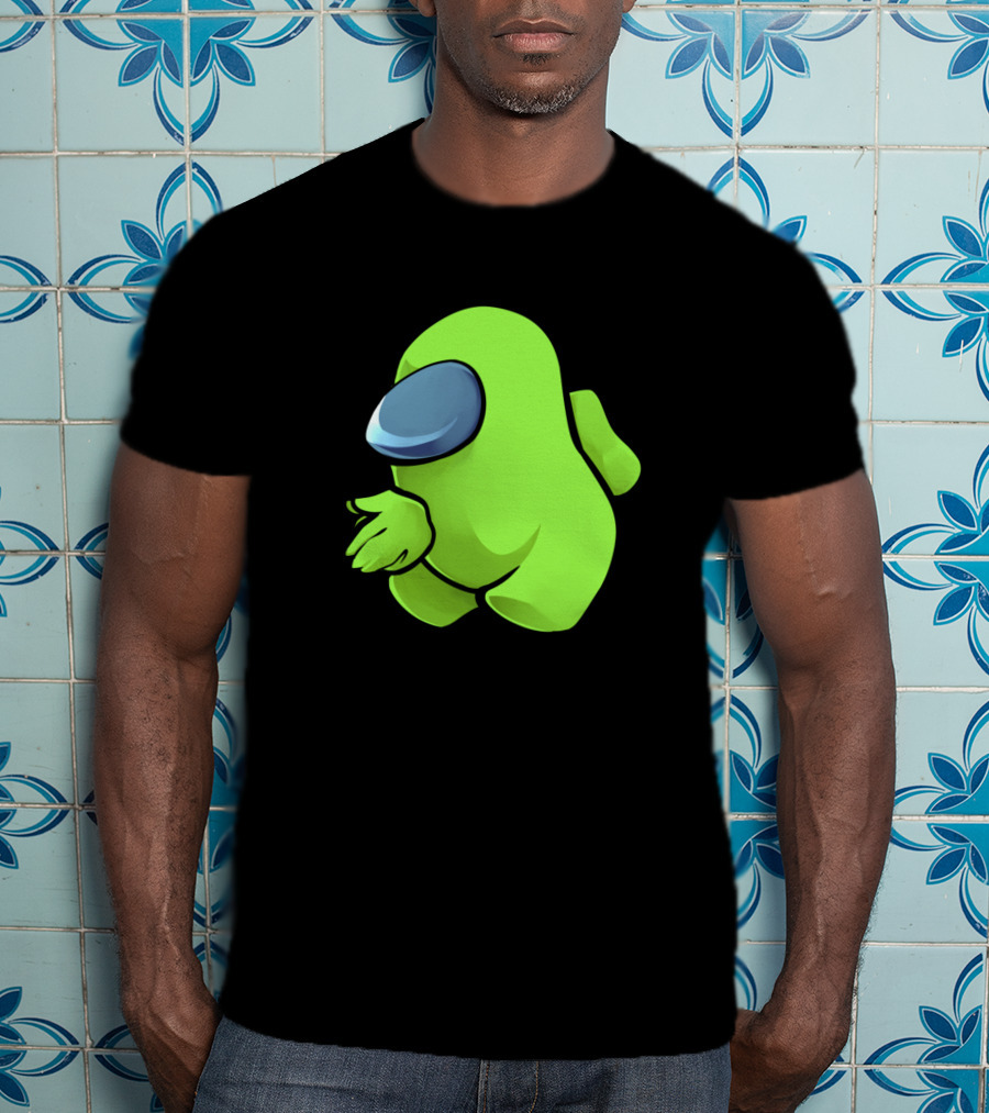 Sus Light Green Crewmate Character T-Shirt