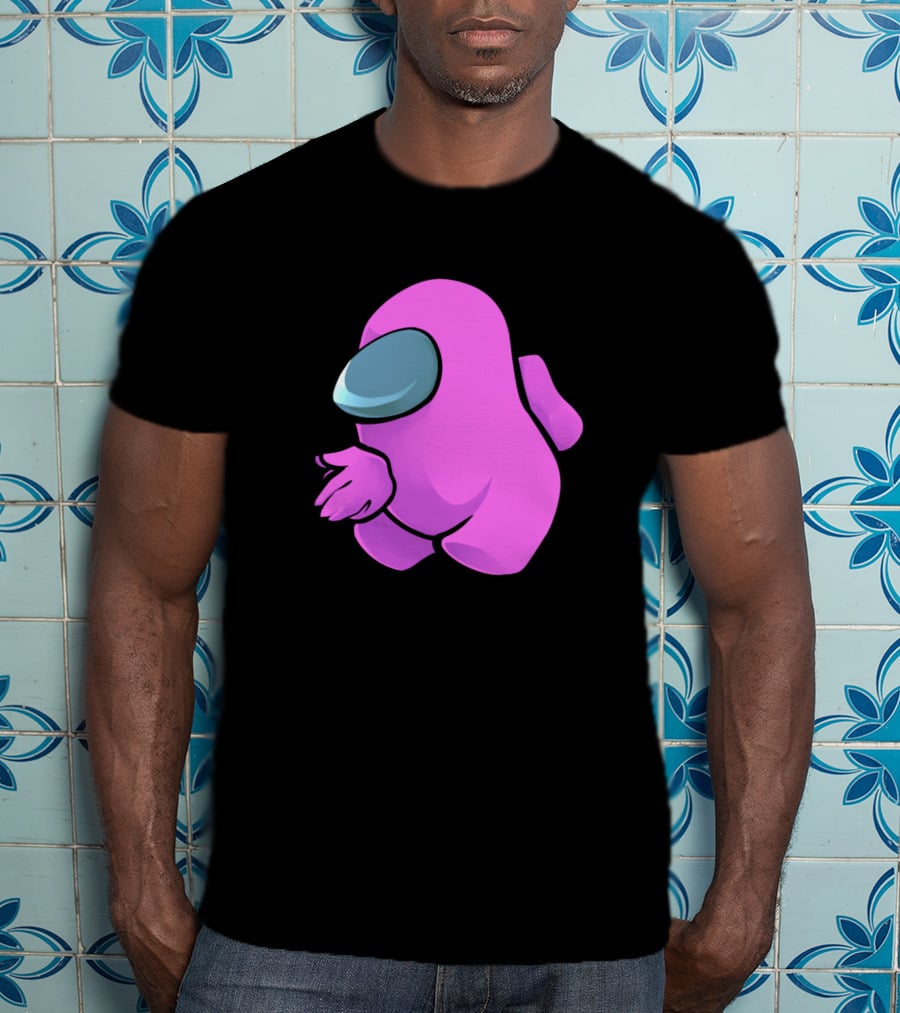 Sus Pink Crewmate Among Us T-Shirt
