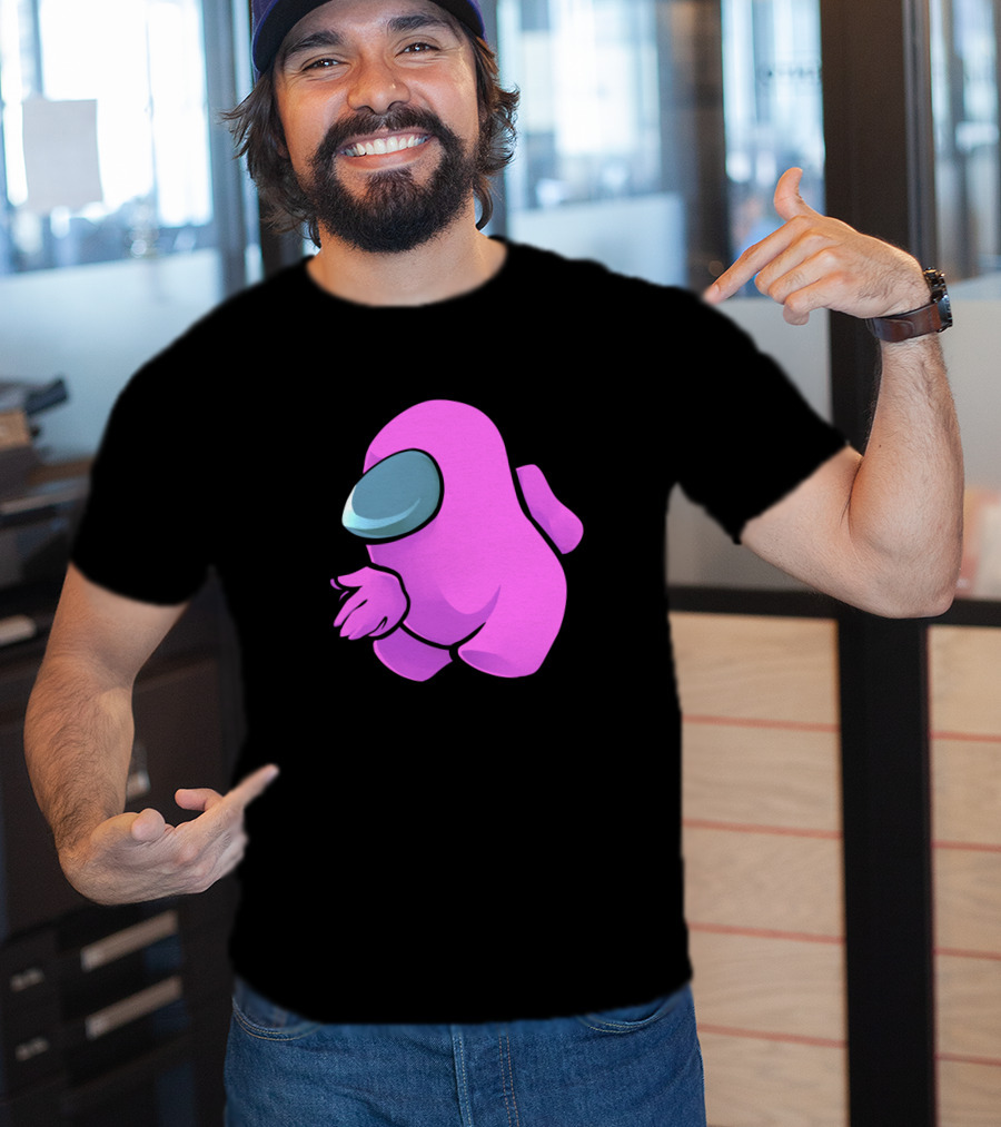 Sus Pink Crewmate Among Us T-Shirt