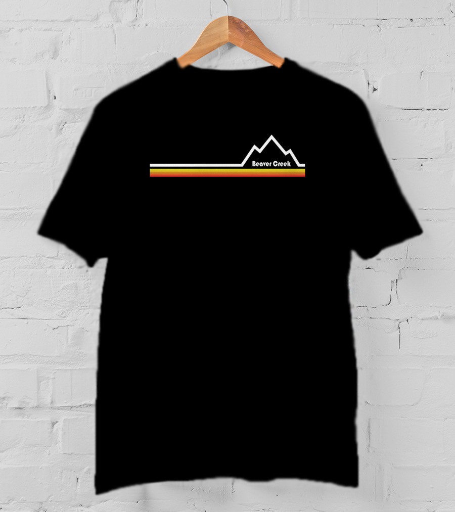 Beaver Creek Colorado Mountain Stripes T-Shirt