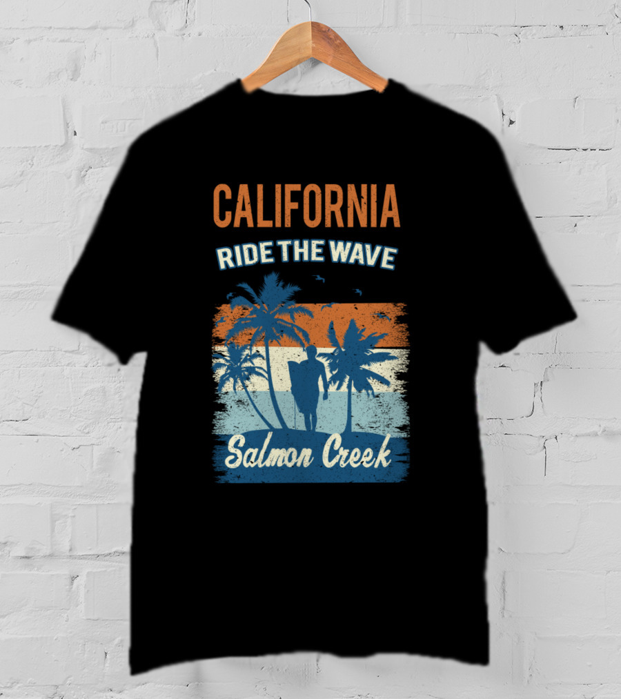 California Ride The Wave Salmon Creek T-Shirt