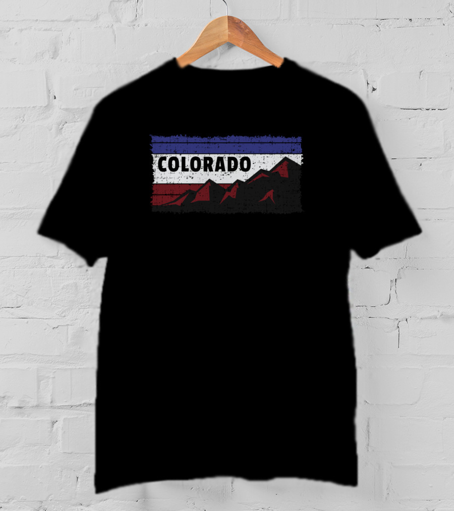 Colorado Rocky Mountain Denver Aspen USA State T-Shirt