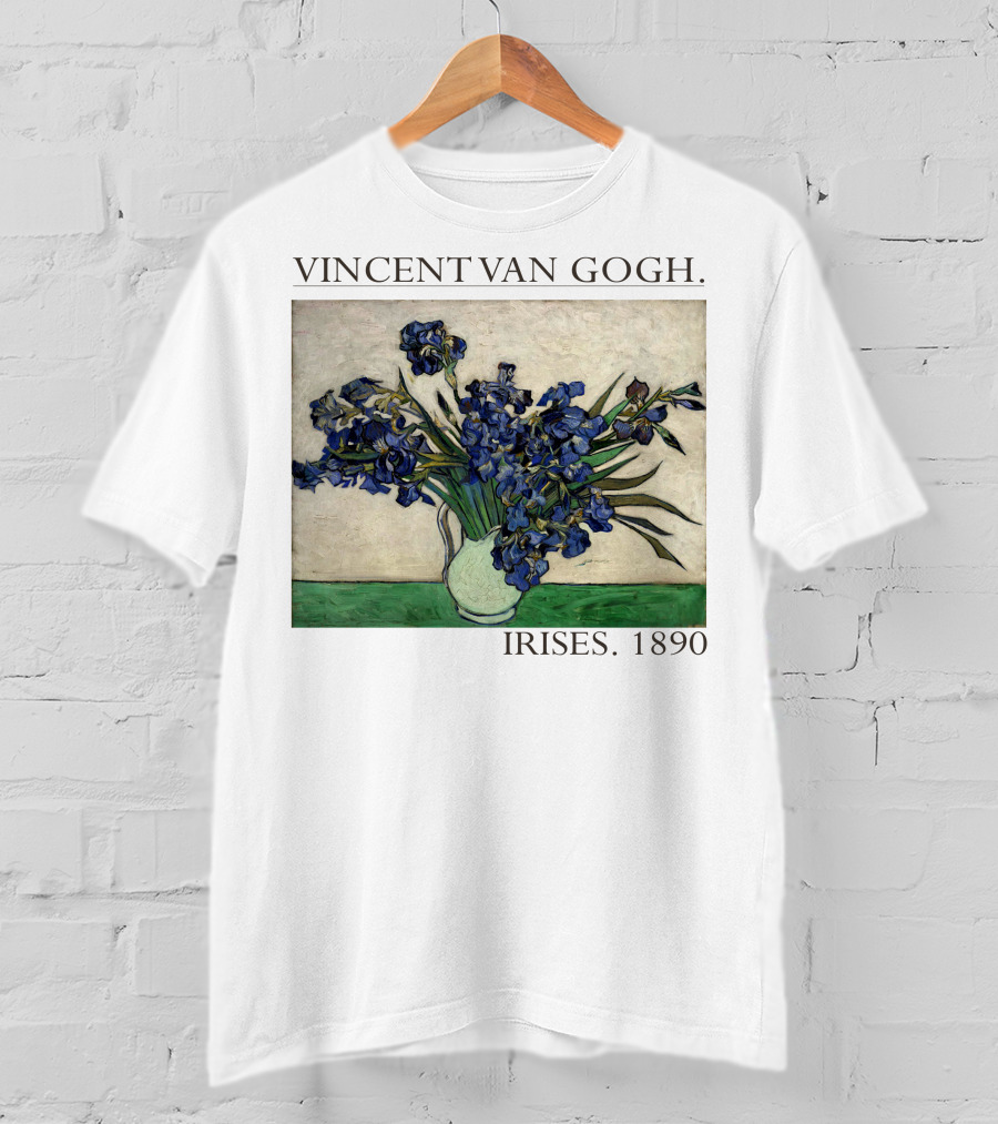 VINCENT VAN GOGH IRISES 1890 T-Shirt