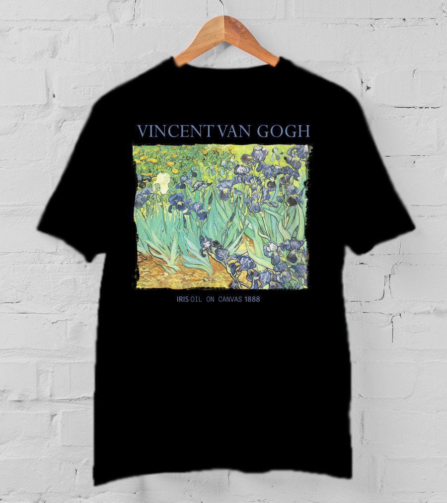 Vincent Van Gogh Iris Oil On Canvas 1888 T-Shirt