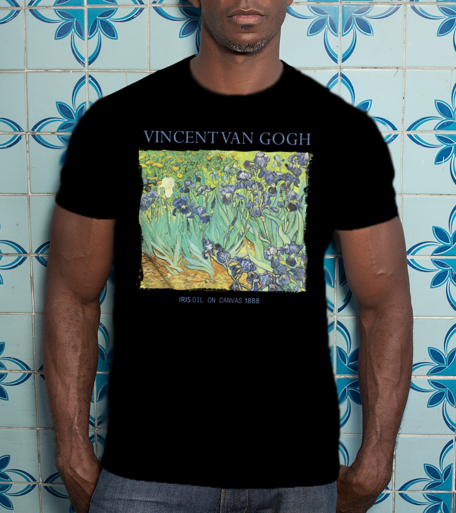 Vincent Van Gogh Iris Oil On Canvas 1888 T-Shirt