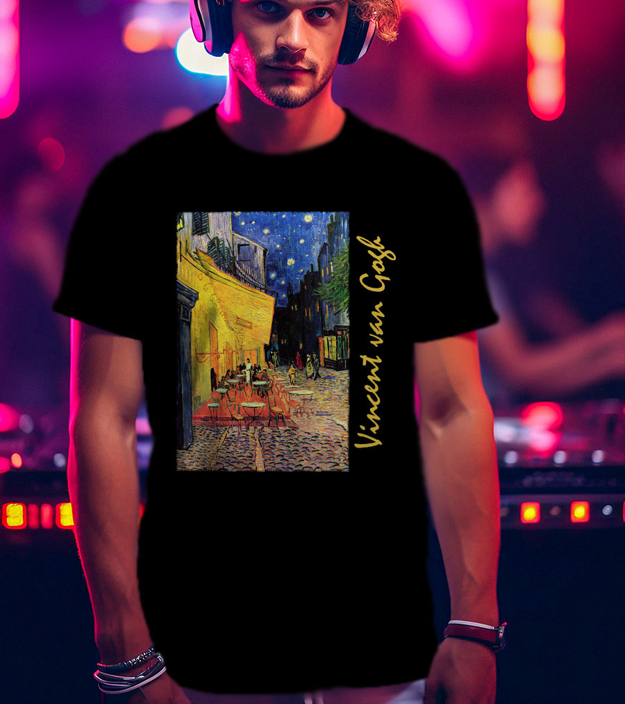 Vincent Van Gogh Café Terrace At Night T-Shirt