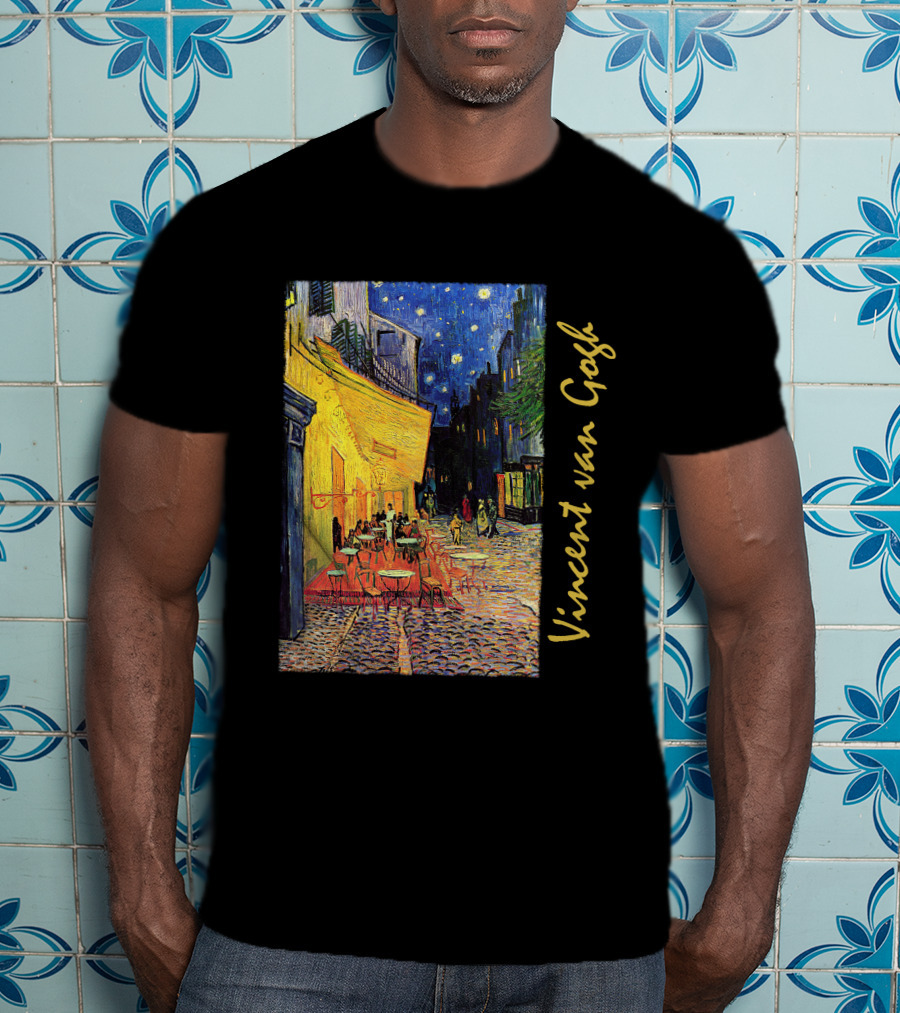 Vincent Van Gogh Café Terrace At Night T-Shirt
