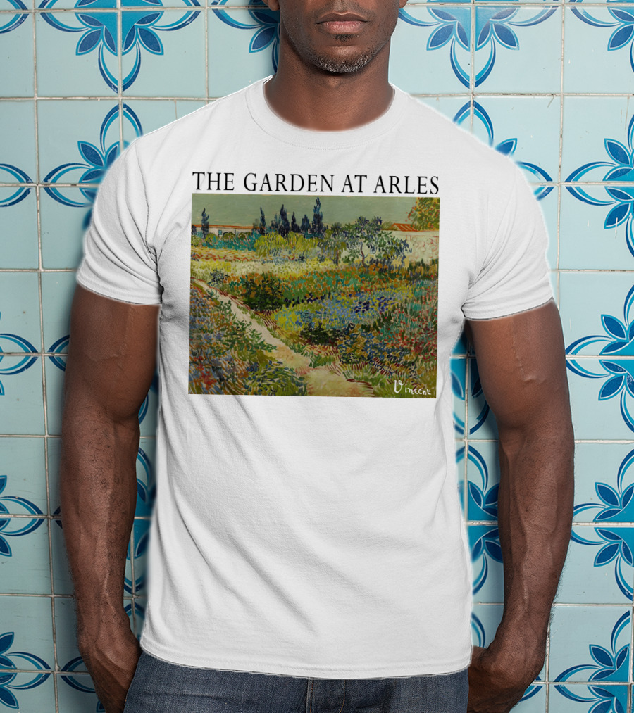 The Garden At Arles Vincent Van Gogh Vincent Signature T-Shirt